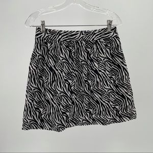 Banana Republic Woman’s Zebra Print Skirt
